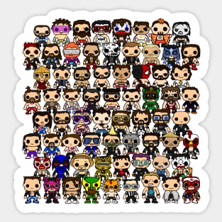 QWA 50 shows pop vinyl Sticker